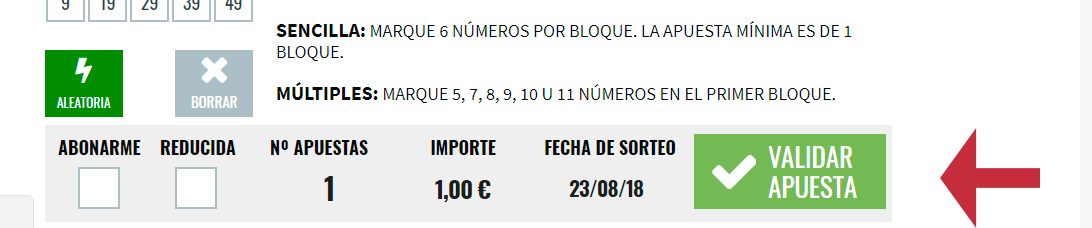 La Primitiva en Loter&iacute;a Conchita